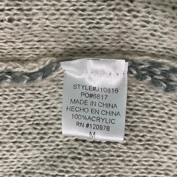 Entro Womens Open Front Cardigan M Mermaidcore California Vibes Beachy Rainbow - Picture 5 of 6